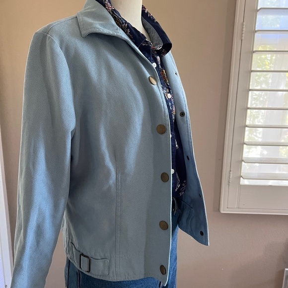 Vintage Requirements Blue Utility Jacket with Relaxed Fit - Picture 6 of 8